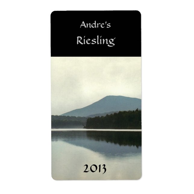 Mountain Pond Wine Label (Front)