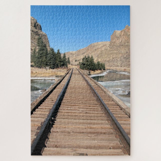 Mountain Railroad - 20x30 - 1014 pcs Jigsaw Puzzle (Vertical)