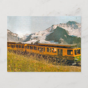 Mountain railway, Jungfrau region Postcard