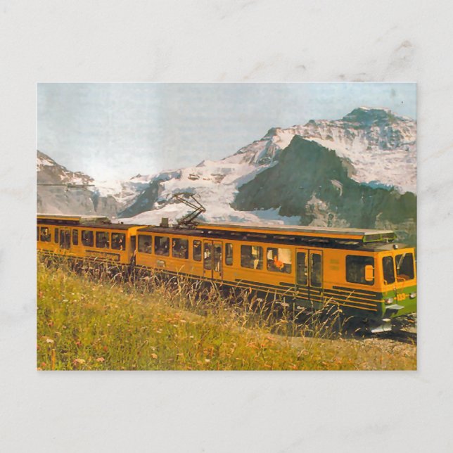 Mountain railway, Jungfrau region Postcard (Front)