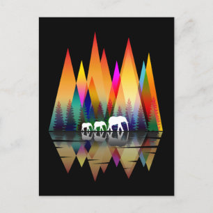 MOUNTAIN RAINBOW ELEPHANT POSTCARD