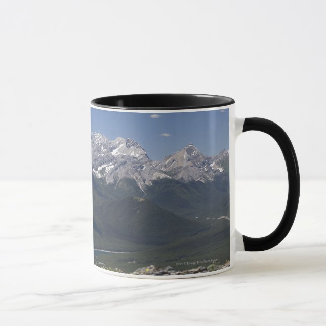 Mountain Range And Lake From On Top Of A Mountain Mug (Right)