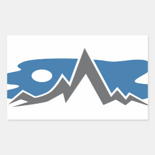 Mountain Range Icon Sticker
