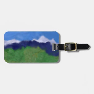Mountain Range,  Luggage Tag