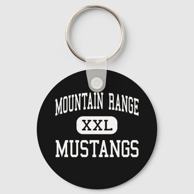 Mountain Range - Mustangs - High - Westminster Keychain (Front)