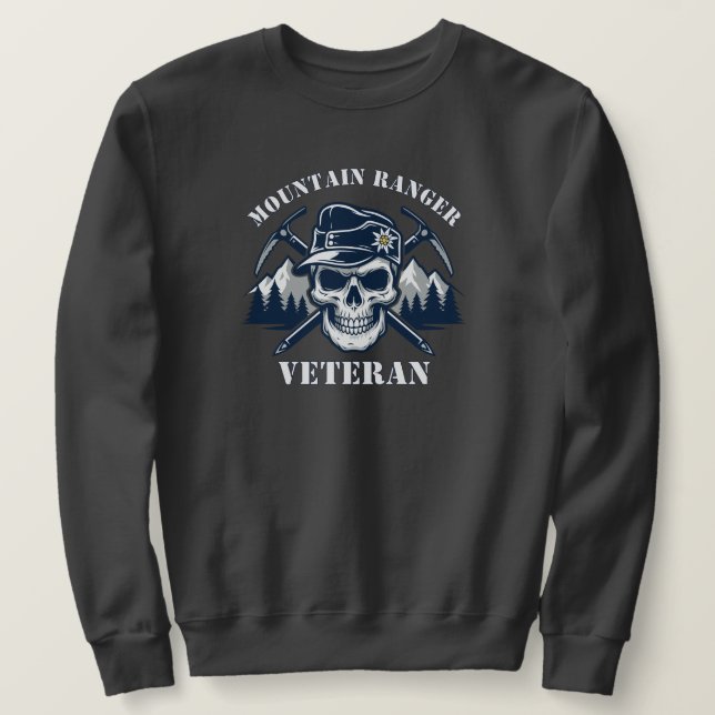Mountain Ranger Veteran Sweatshirt (Design Front)