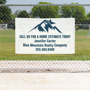 Mountain Real Estate Company Custom Marketing Banner