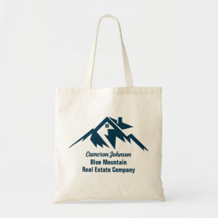 Mountain Real Estate Company Custom Marketing Tote Bag