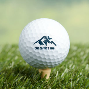 Mountain Real Estate Company Custom Realtor Golf Balls