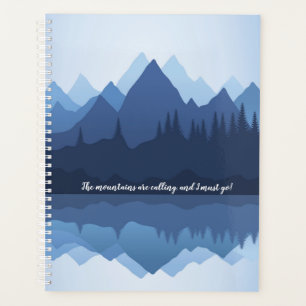 Mountain Reflections Design Weekly/Monthly Planner