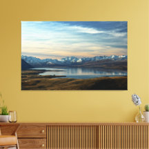 Mountain Reflections – Peaceful Lakeside Horizon