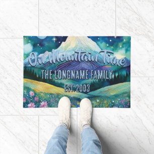 Mountain Retreat Home Log Cabin Welcome Mat