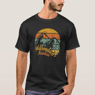 Mountain Retro Camping Adirondack Hiking Nature Tr T-Shirt
