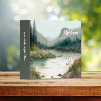 Mountain River Adventure Vacation Rental Binder