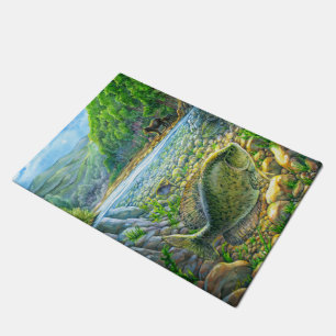Mountain River Fish Doormat