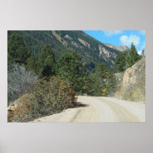 Mountain Road Paysage Photo Nature Wall Poster