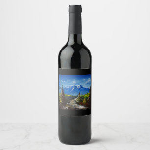 Mountain Road Wine Label