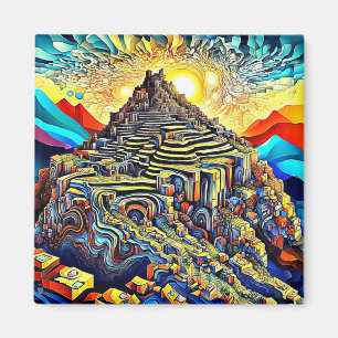 Mountain Ruins 1 Magnet