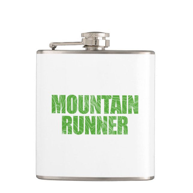 Mountain Runner Hip Flask (Front)