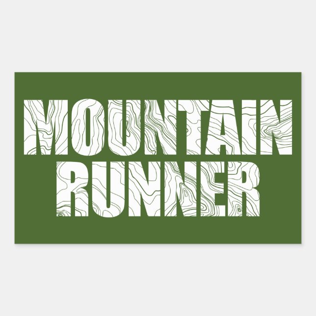 Mountain Runner Sticker (Front)