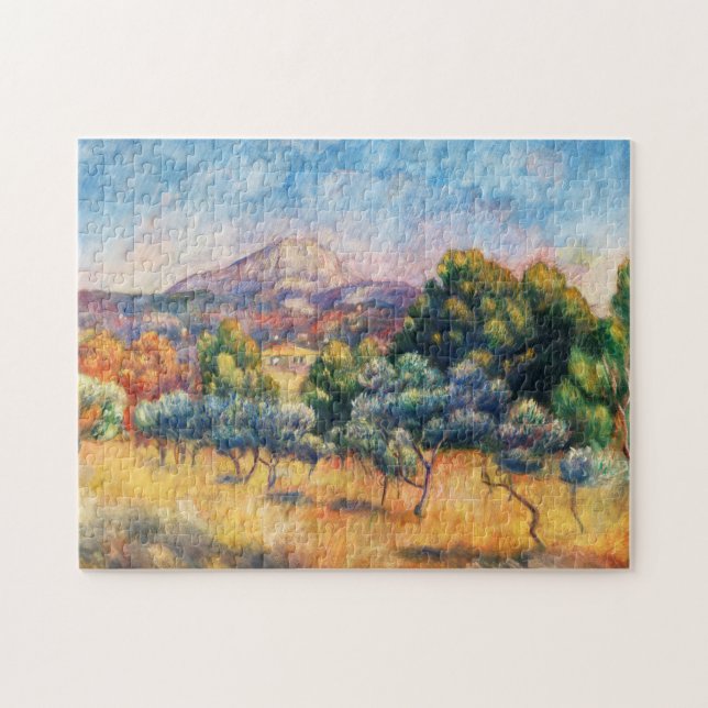 Mountain Sainte-Victoire Paysage by Renoir Jigsaw Puzzle (Horizontal)