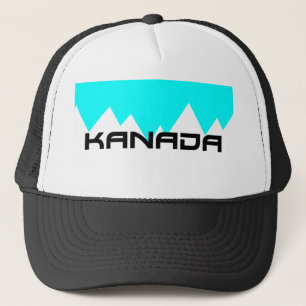 mountain scene hat