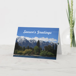 Mountain Scene Holiday Card