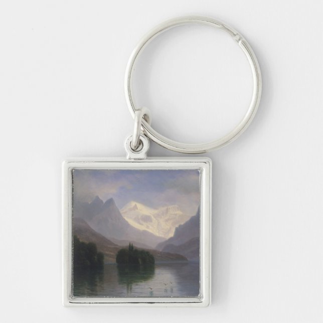 Mountain Scene Keychain (Front)