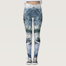 Mountain Scene Leggings