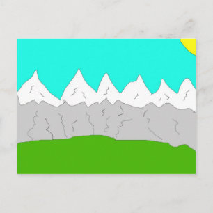 Mountain Scene Postcard