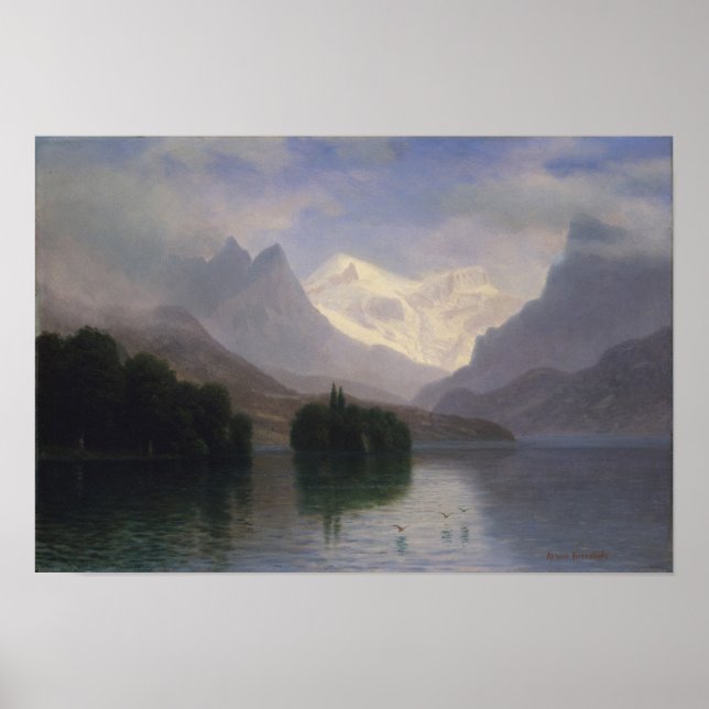 Mountain Scene Poster (Front)