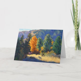 Mountain Serenity – Impressionistic Greeting Card