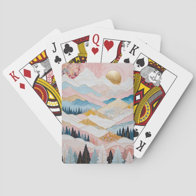 Mountain Serenity Playing Cards (Back)