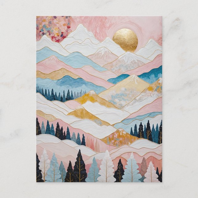 Mountain Serenity Postcard (Front)