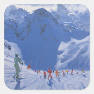 Mountain Shadow 2009 Square Sticker