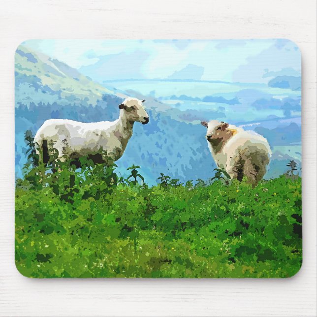 MOUNTAIN SHEEP MOUSE PAD (Front)