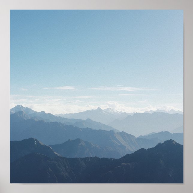 Mountain Silence Panorama Poster (Front)