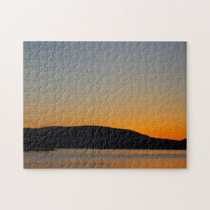 Mountain Silhouette Jigsaw Puzzle