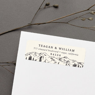 Mountain Sketch Return Address