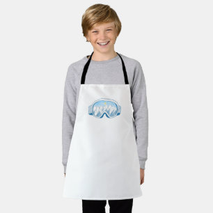 Mountain Ski Goggles Kids Hobby   Apron