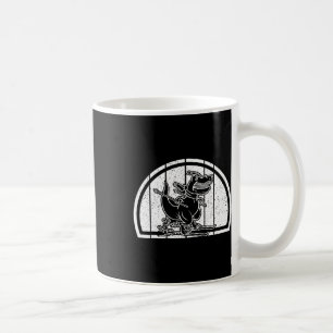 Mountain Skiing Dinosaur Skier Dino Ski Skiing Din Coffee Mug