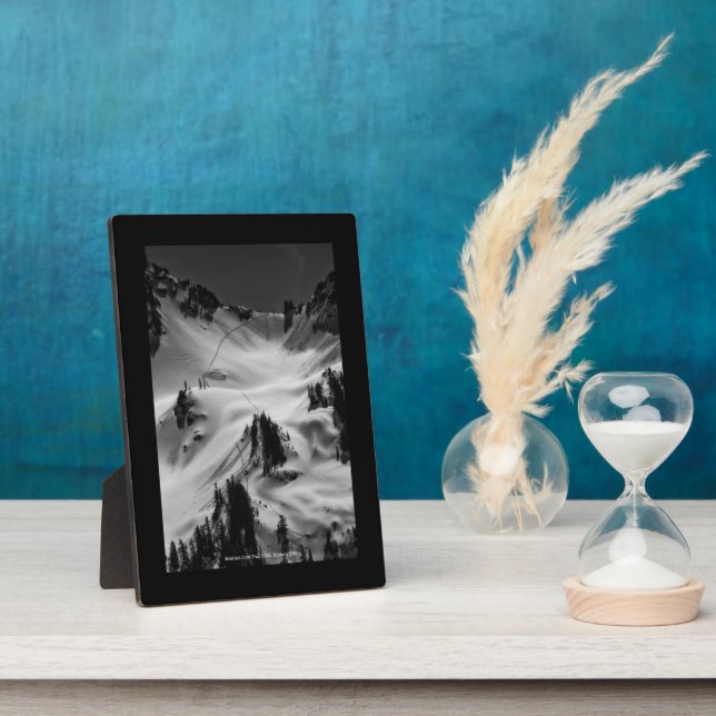 Mountain Snow Trail Plaque (Side)