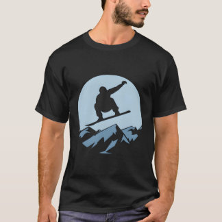 Mountain Snowboarder Snowboard Ski Man Woman Kids T-Shirt