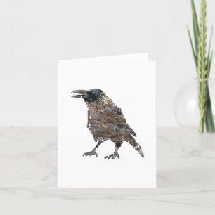 Mountain Spirit Crow Card