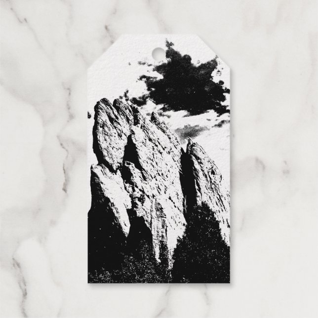 mountain spirit  gift tags (Back)