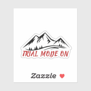Mountain Sticker Minimal Outdoor Design