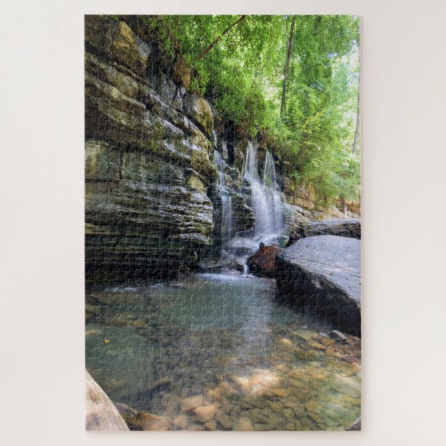 Mountain Stream Swimming Hole - 20x30 inch Jigsaw Puzzle (Vertical)