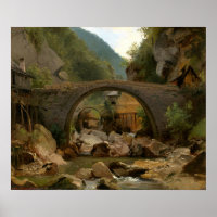 Mountain Stream - Théodore Rousseau Fine Art