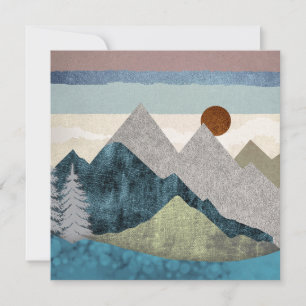 Mountain Striped Sky