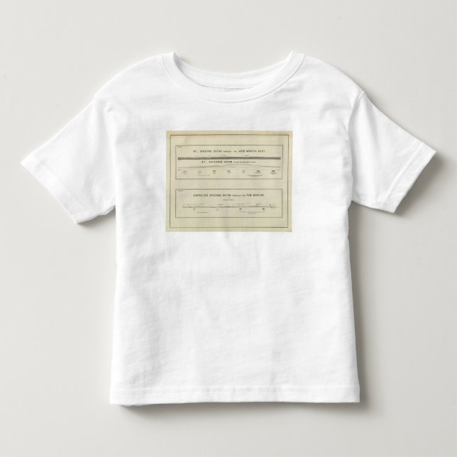 Mountain Structure sections, displacement diagram Toddler T-shirt (Front)